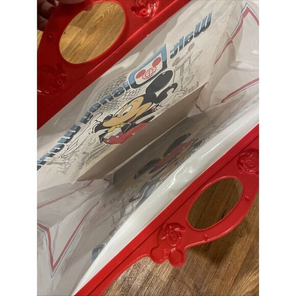 Vintage 80's 1982 Walt Disney World Epcot Mickey Mouse Reusable Bag Snap Handle - Picture 6 of 8